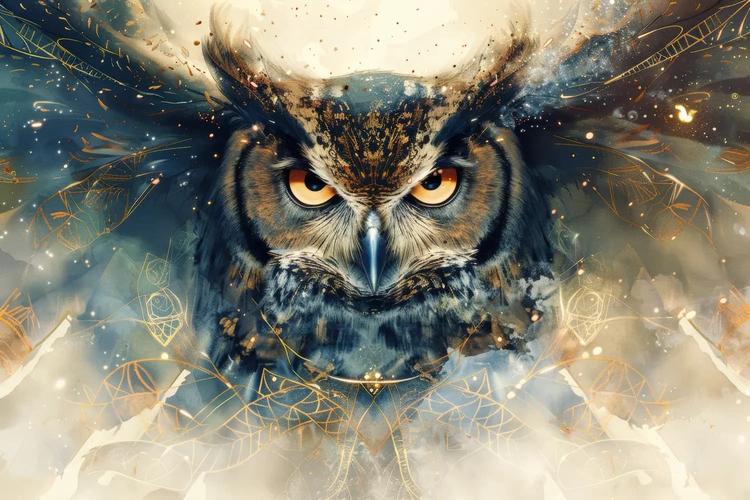 Le Grand-Duc aux Yeux d'Ambre et d'Or