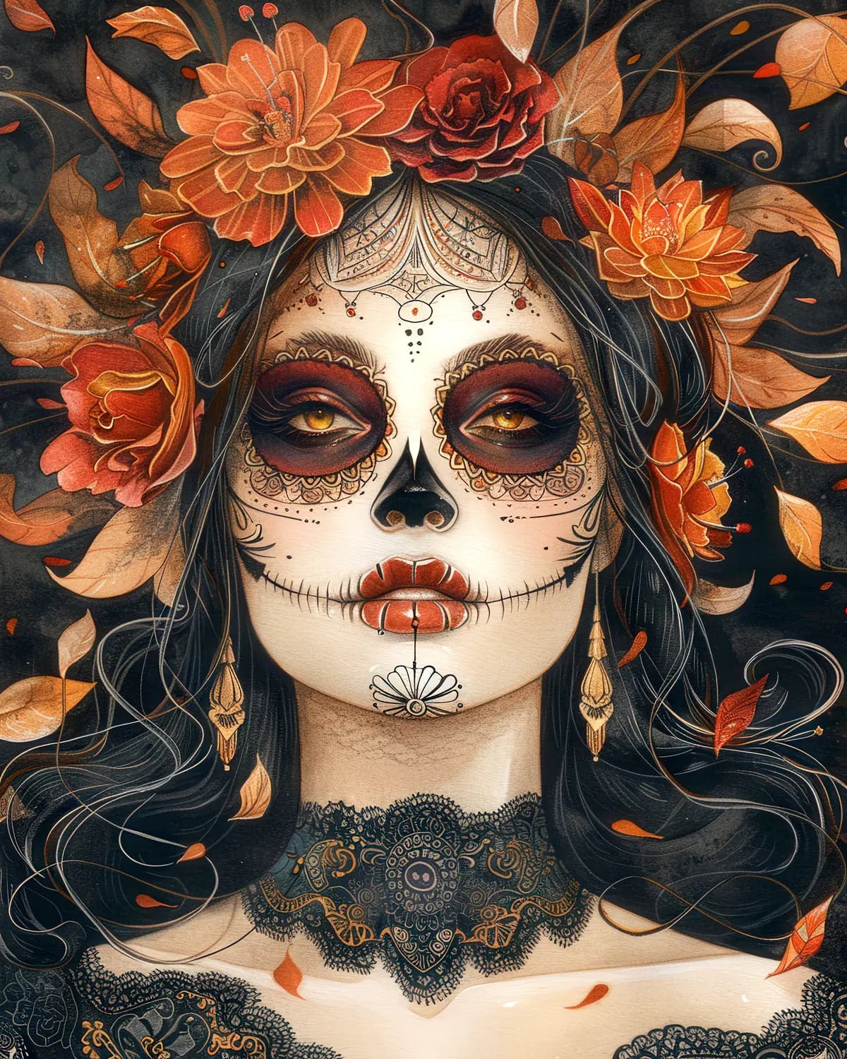 La Reine des Morts en Automne Flamboyant