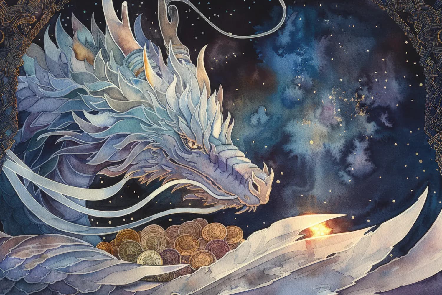 Dragon Céleste Gardien du Trésor Étoilé