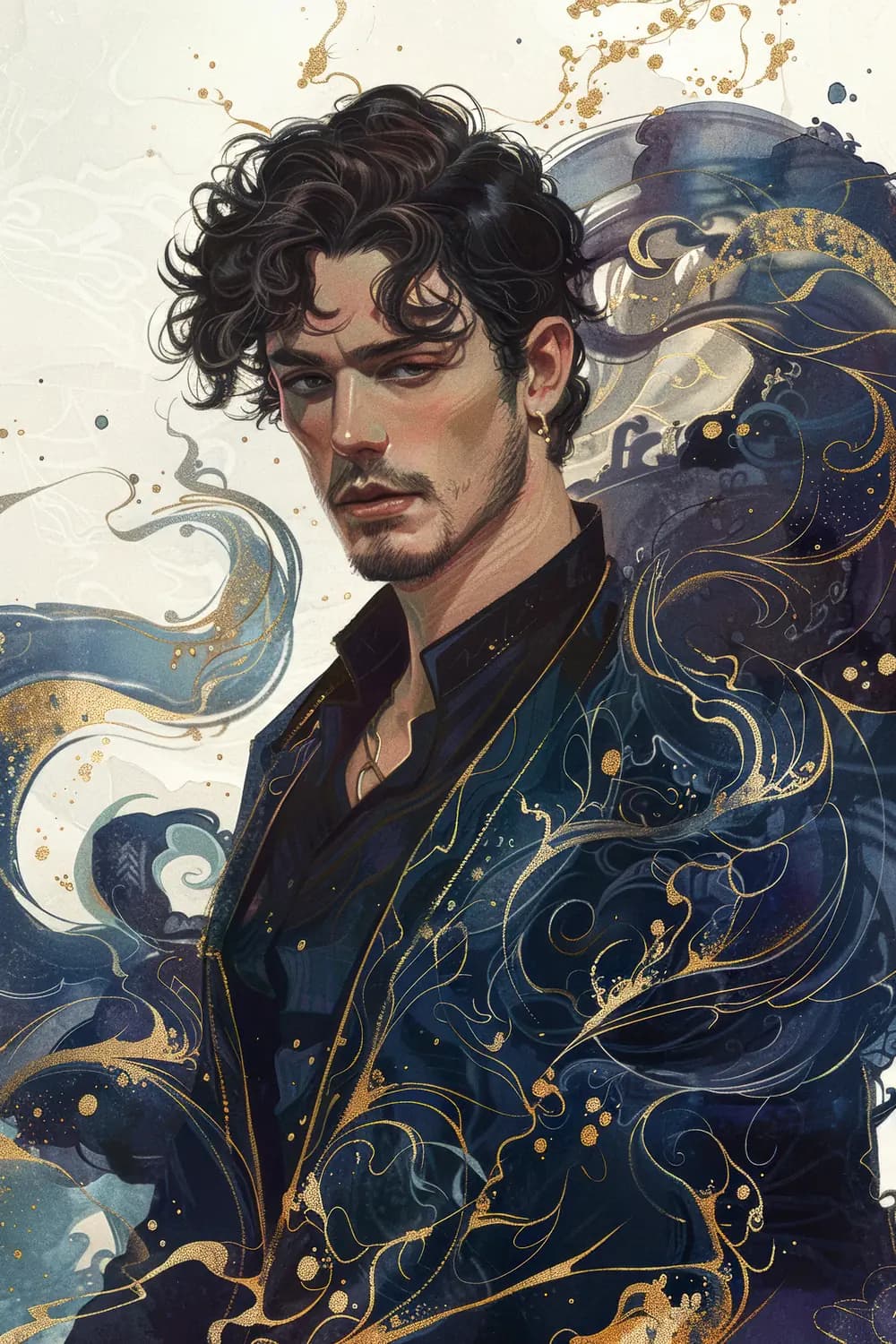 Seigneur des Vagues d'Or et d'Encre