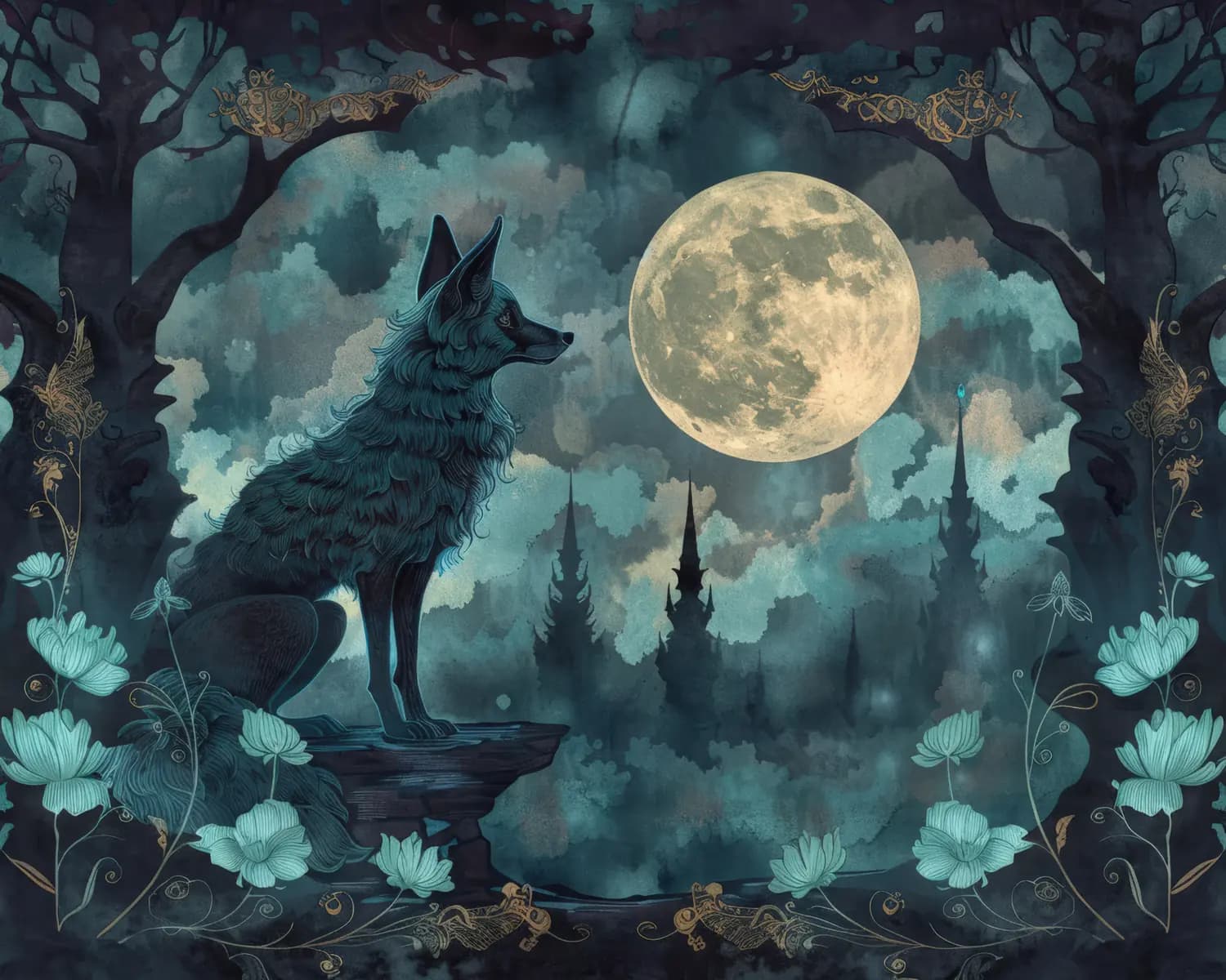 Le Renard et la Lune du Château Sombre