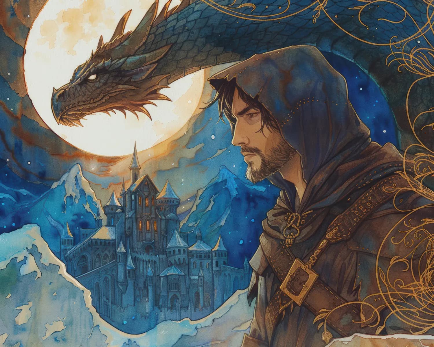 Le Chevalier, le Dragon et la Citadelle Glacée