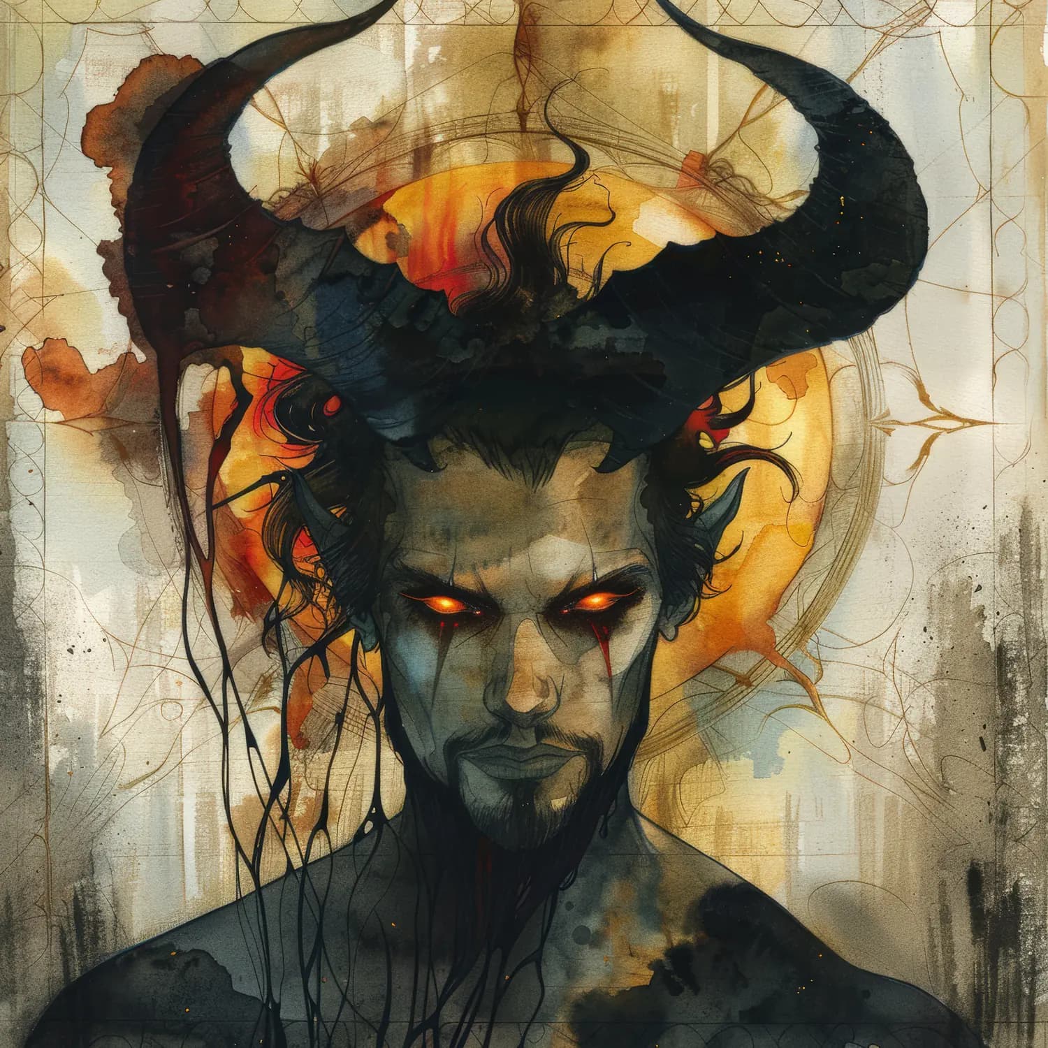 Le Seigneur des Cornes aux Yeux de Braise
