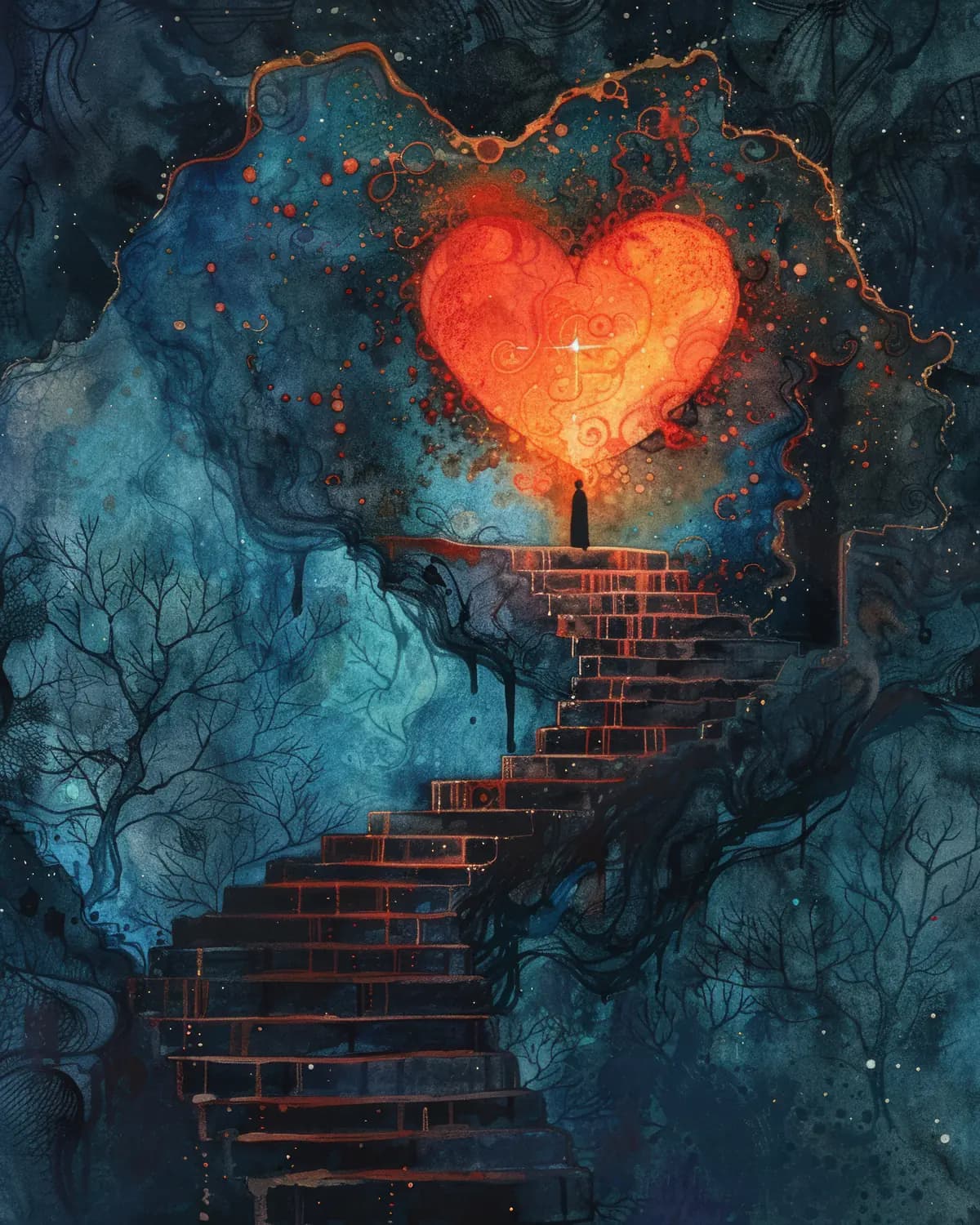 L'Escalier Vers le Cœur Ardent