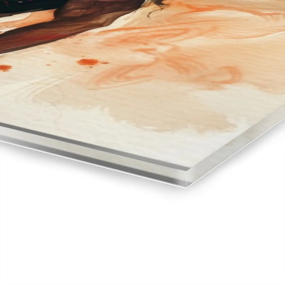 The Elf and the Fire-Breathing Dragon - Acrylic Prints (French Cleat Hanging) mockup angle 3