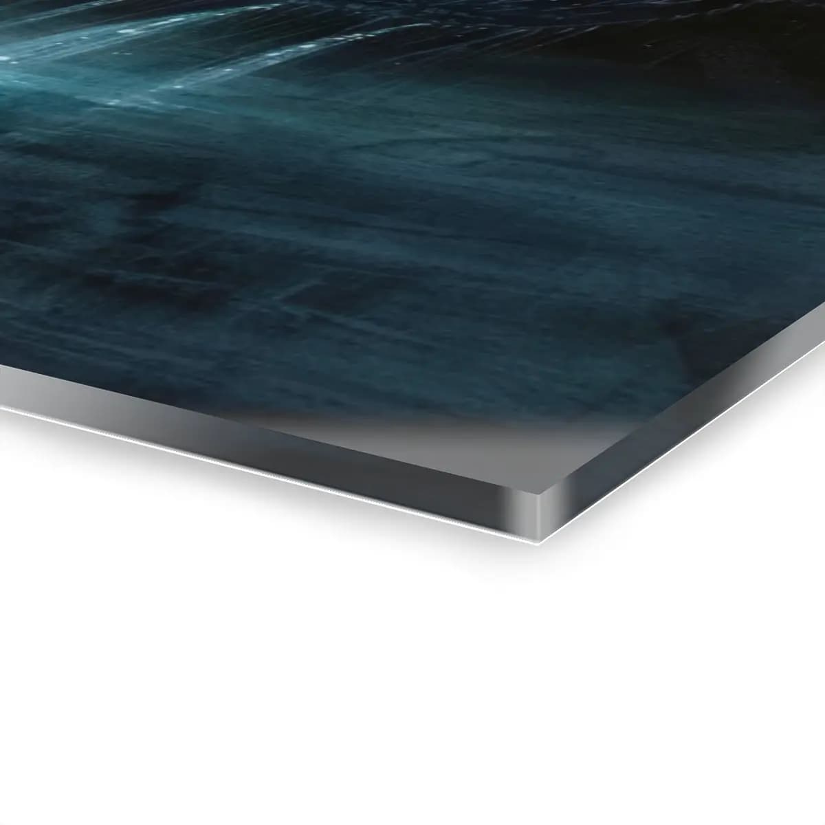 Eclipse Over a Misty Abyssal World - Acrylic Prints (French Cleat Hanging) mockup angle 3