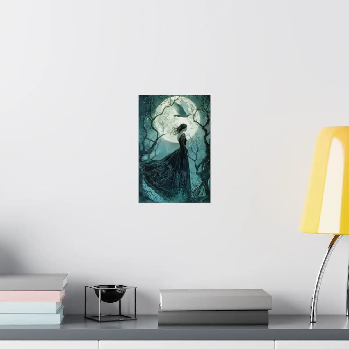 Dark Lady Beneath the Forest Moon - Matte Vertical Posters mockup angle 8