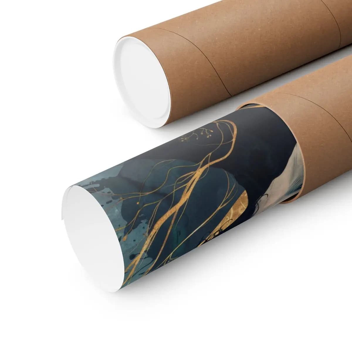 The Man and the Golden Moon - Matte Vertical Posters mockup angle 3