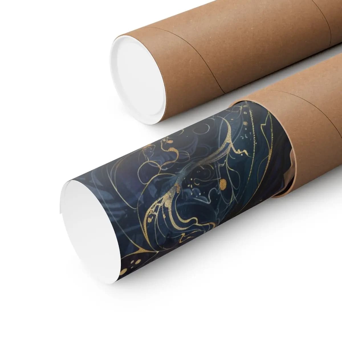 Lord of Golden Ink and Dark Tides - Matte Vertical Posters mockup angle 3