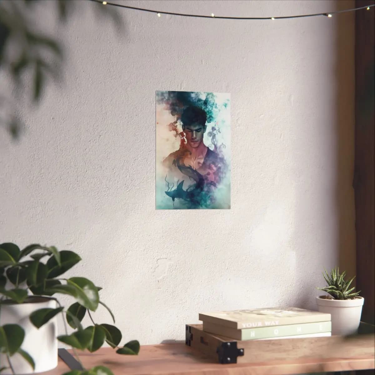 Guardian of Smoke and the Dragon - Matte Vertical Posters mockup angle 6