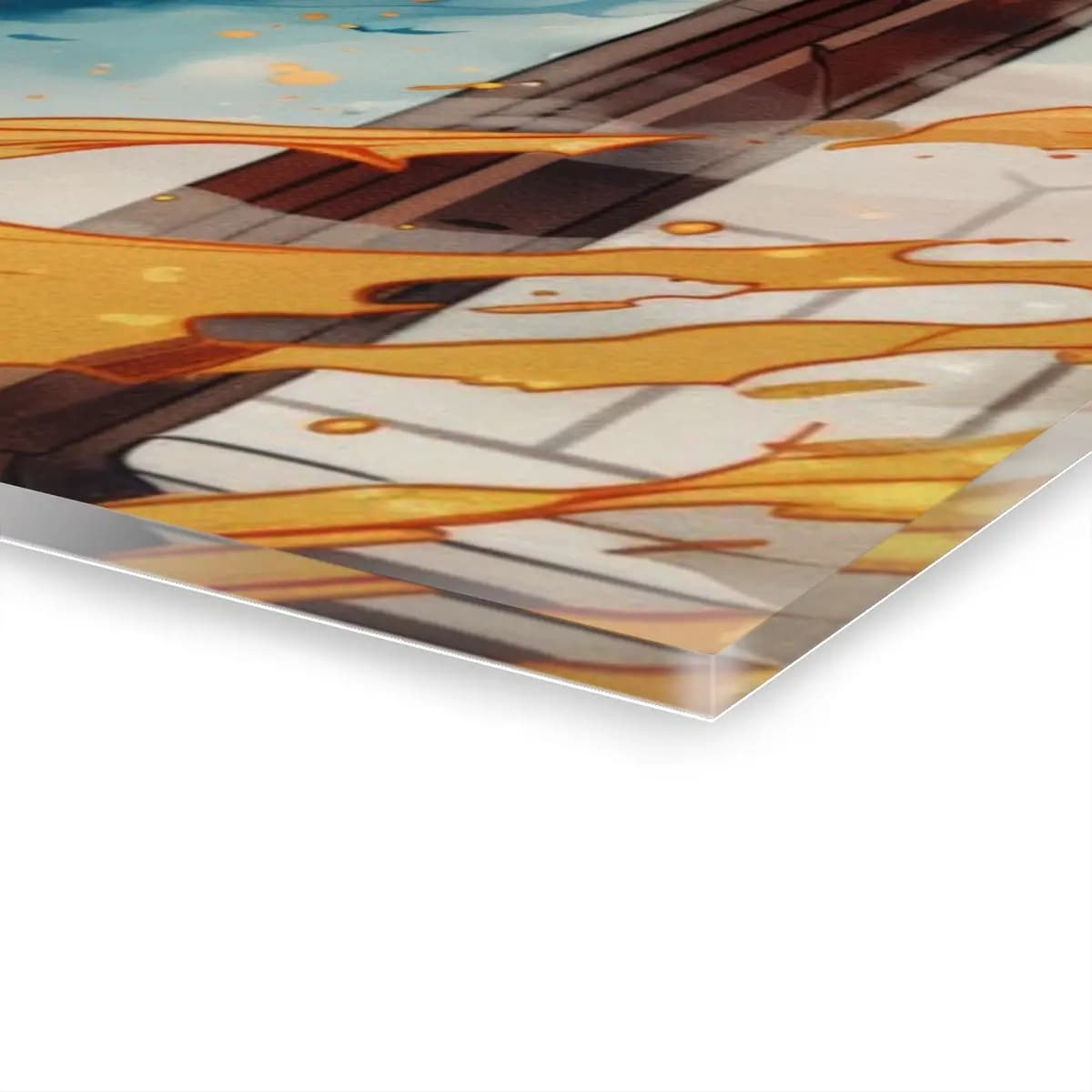 The Mage Before the World Portal - Acrylic Prints (French Cleat Hanging) mockup angle 3