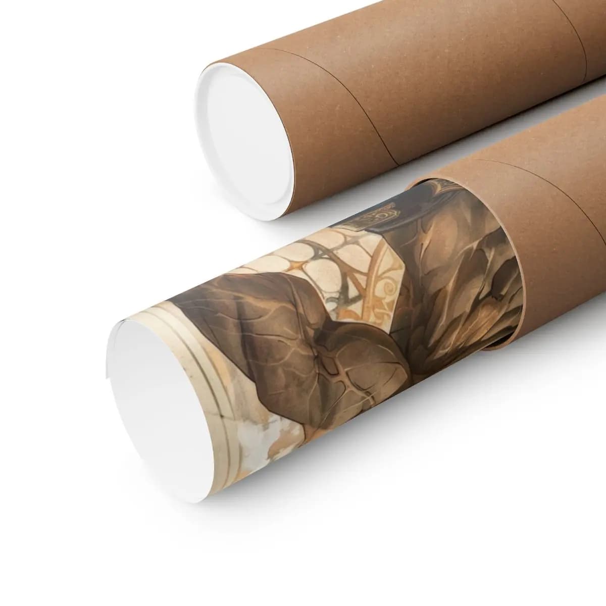 The Roar of the Lion Warrior - Matte Vertical Posters mockup angle 3