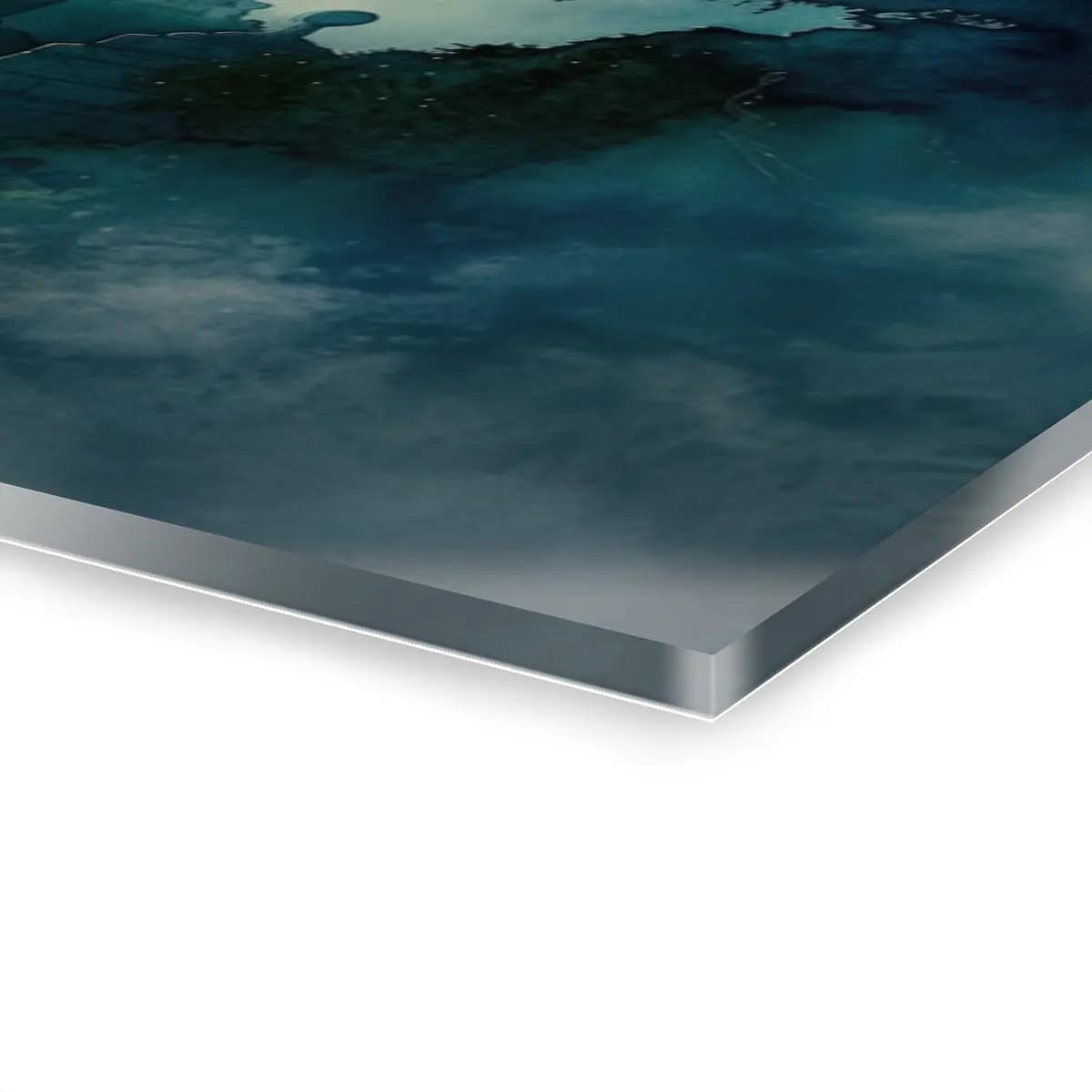 The Stone Stairway to the Enchanted Castle - Acrylic Prints (French Cleat Hanging) mockup angle 3