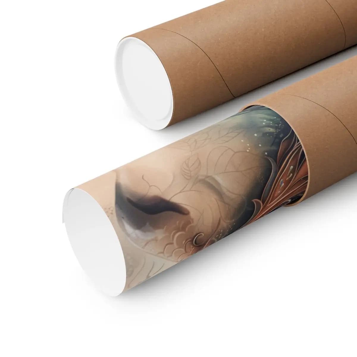 The Eye of the Verdant Beast - Matte Vertical Posters mockup angle 3