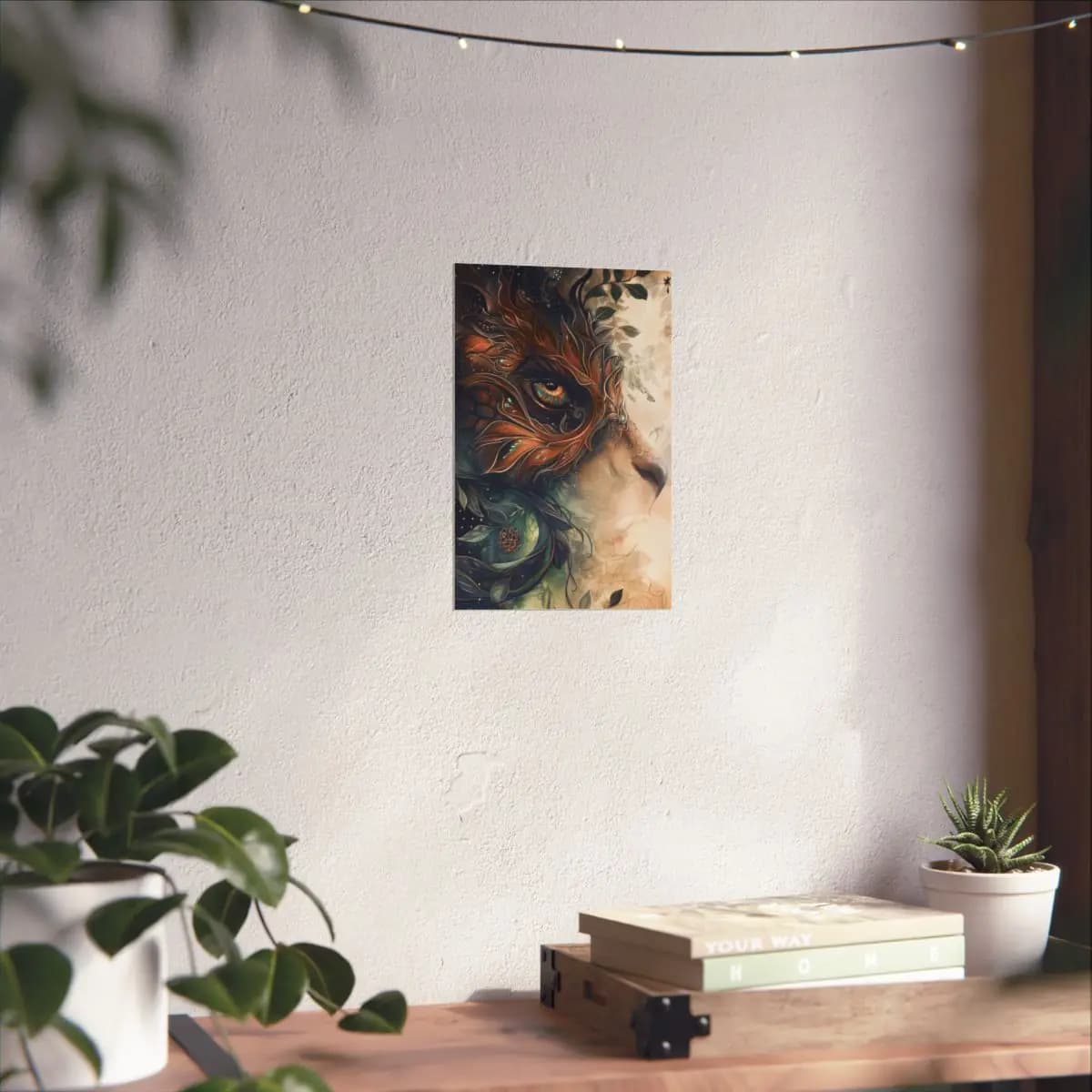 The Eye of the Verdant Beast - Matte Vertical Posters mockup angle 6