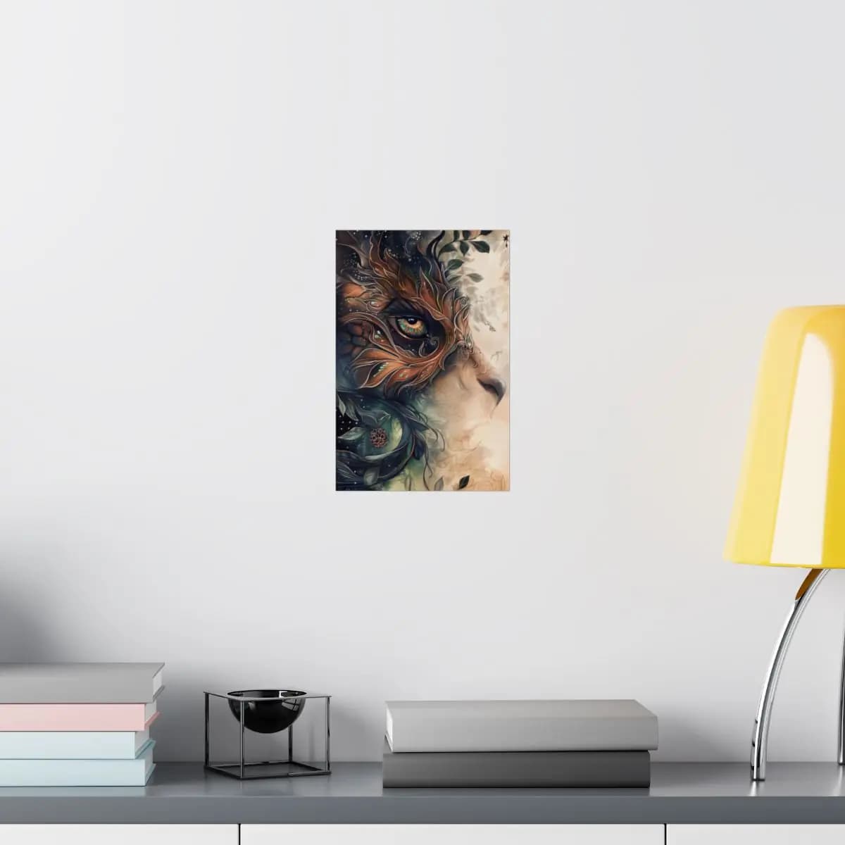 The Eye of the Verdant Beast - Matte Vertical Posters mockup angle 8