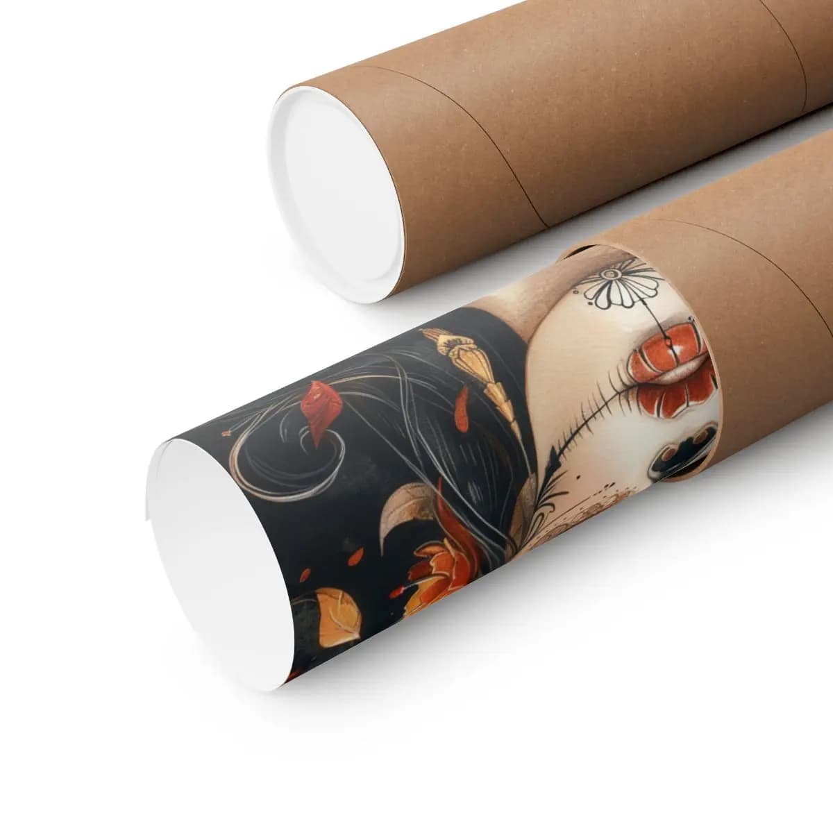 Autumn Flame Queen of the Dead - Matte Vertical Posters mockup angle 3