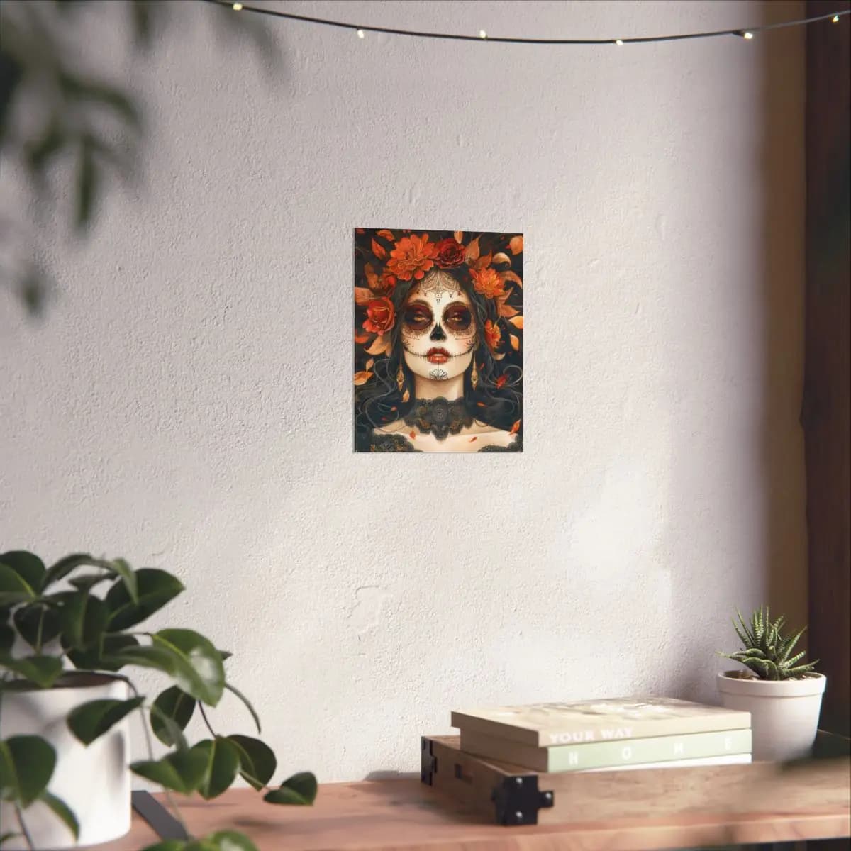 Autumn Flame Queen of the Dead - Matte Vertical Posters mockup angle 6