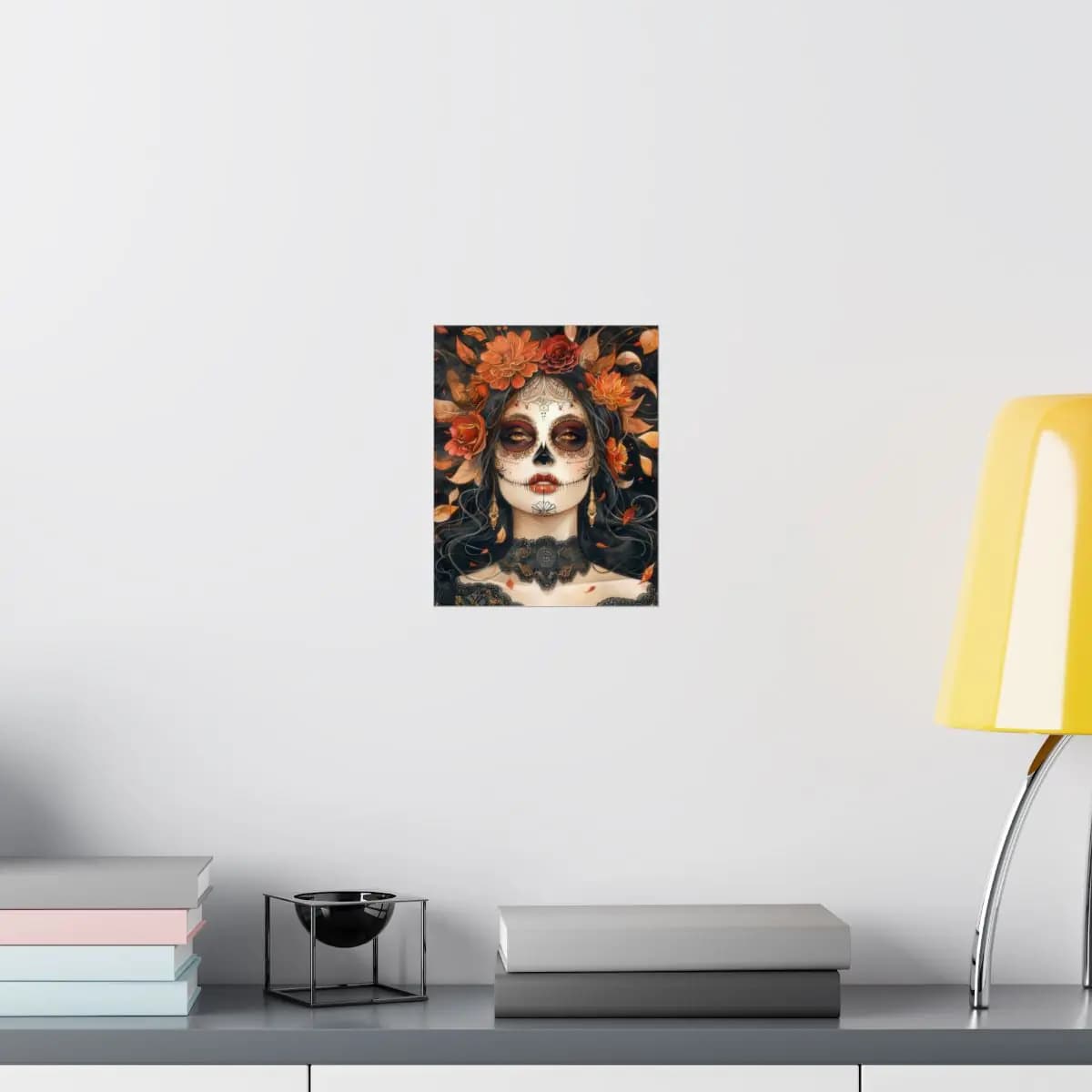 Autumn Flame Queen of the Dead - Matte Vertical Posters mockup angle 8