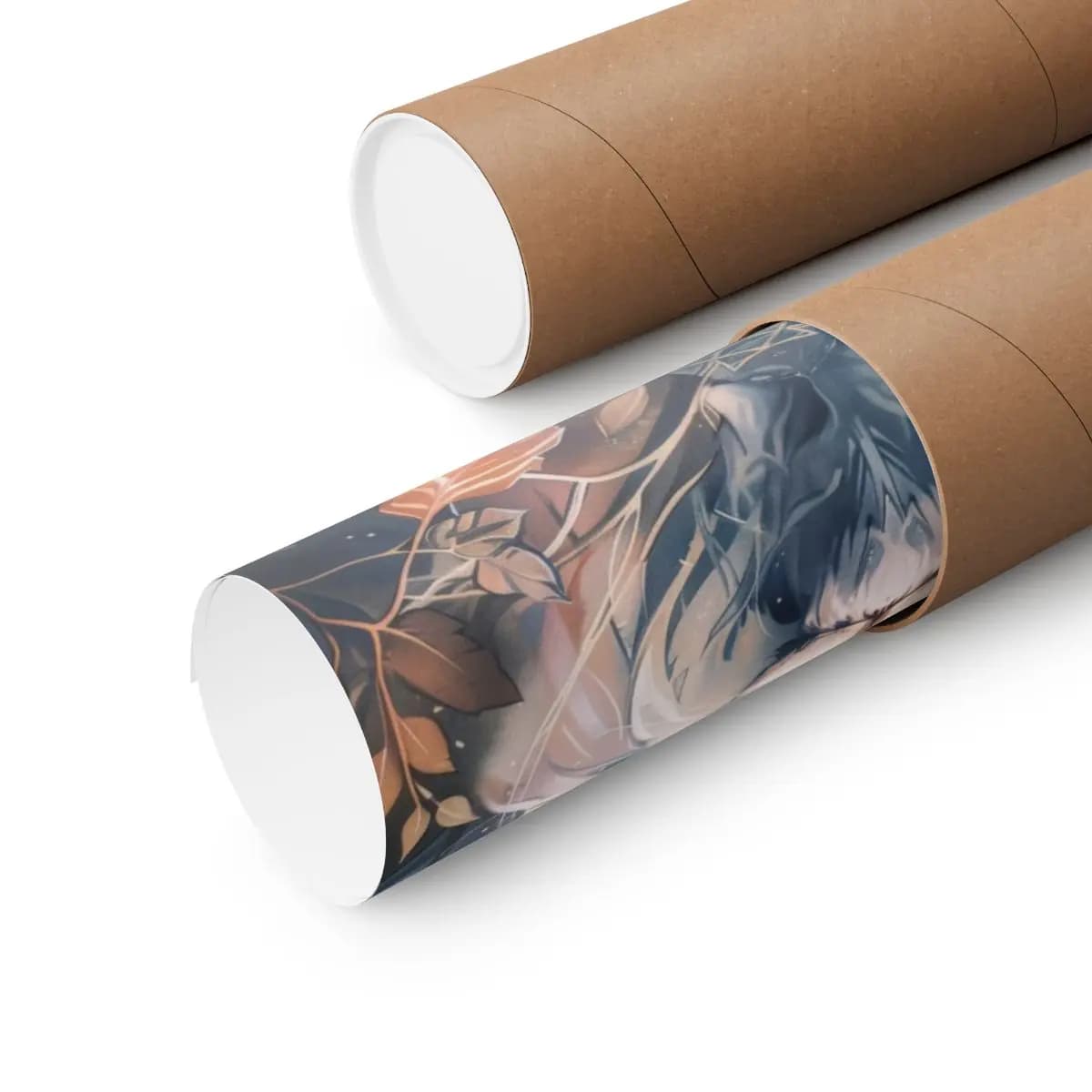 The Sacred Lion with Ember Eyes - Matte Vertical Posters mockup angle 3
