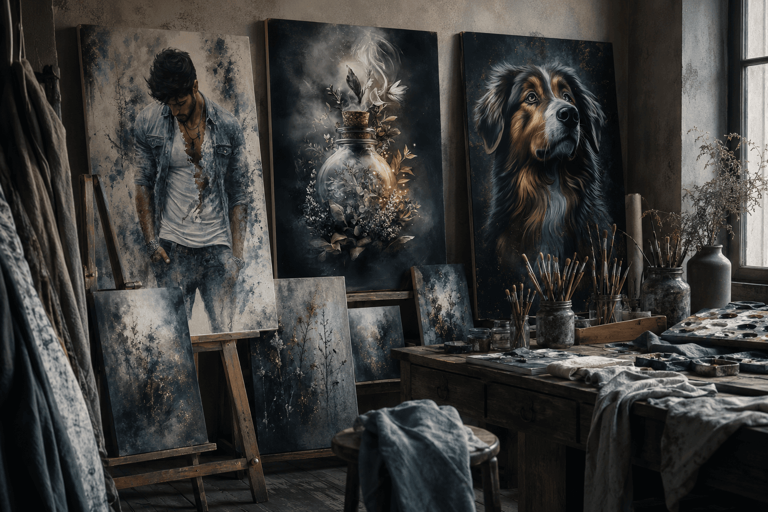 DeePat Studio artwork, materials, and creative tools